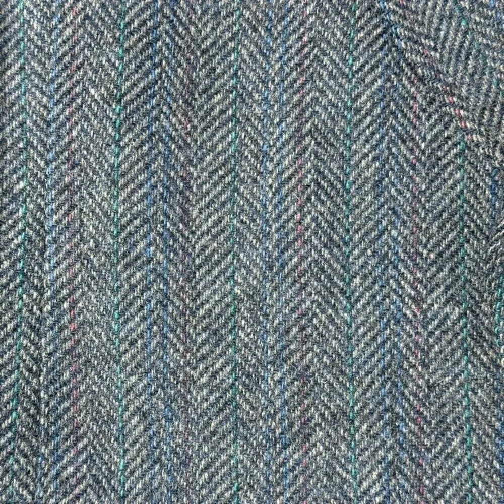 Vintage Kuppenheimer USA 100% Wool Tweed Blazer Gray Blue Stripe ~ Men’s 46R